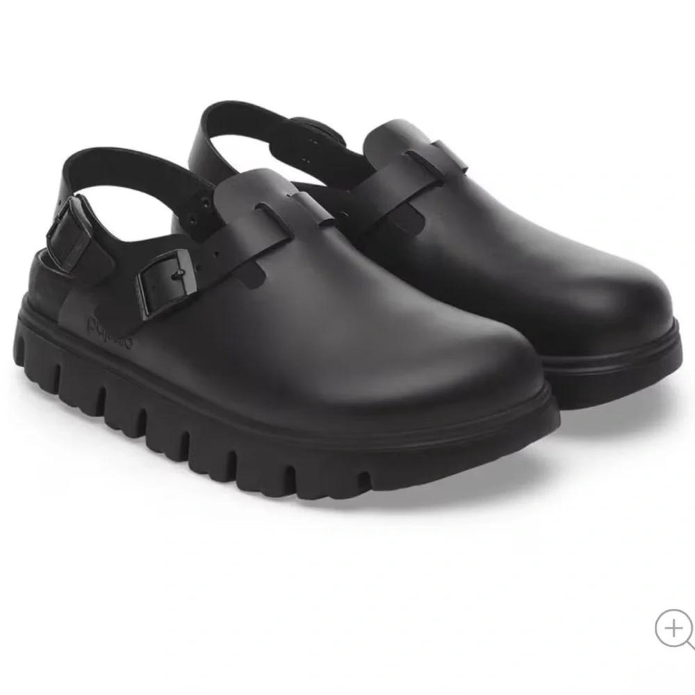 Birkenstock Tokio Papillio Chunky Leather - Black - Picture 6 of 16